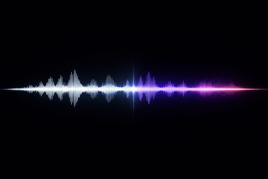 Audio timeline extension visual.