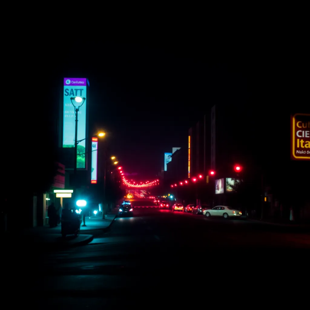 City lights